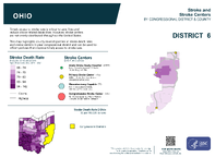 OH Congressional District 06 Stroke and Stroke Centers Map 118th Congress