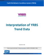 Youth Risk Behavior Survey YRBS Interpretation of YRBS Trend Data