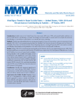 MMWR Morbidity and Mortality Weekly Report Vol 67 No 22 June 8 2018