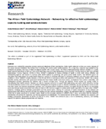 The African Field Epidemiology NetworkNetworking for effective field epidemiology capacity building and service delivery