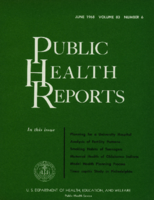 Public Health Reports  v 83  no 6  cover