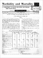 Morbidity and Mortality Weekly Report Vol 13 No 24 for Release June 19 1964