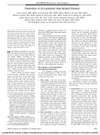 Prevention of occupational heatrelated illnesses