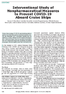 Interventional Study of Nonpharmaceutical Measures to Prevent COVID19 Aboard Cruise Ships