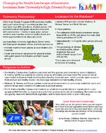 Changing the Health Landscape of Louisiana  Louisiana State Universitys High Obesity Program