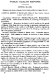 Weekly Reports for May 4 1906
