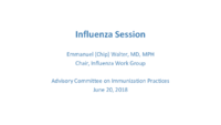 Influenza session