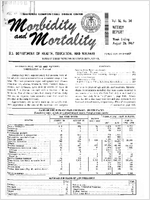 Morbidity and Mortality Weekly Report Vol 16 No 34 week ending August 26 1967