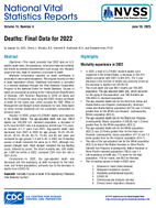 Deaths Final Data for 2022