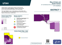 UT Congressional District 01 Stroke and Stroke Centers Map 119th Congress