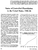 Status of controlled fluoridation in the United States 194556
