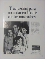 Tres razones para no andar en la calle con los muchachos