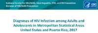 Diagnoses of HIV infection among adults and adolescents in metropolitan statistical areasUnited States and Puerto Rico 2017