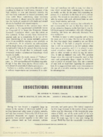 Insecticidal formulations