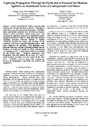Lightning Propagation Through the Earth and Its Potential for Methane Ignitions in Abandoned Areas of Underground Coal Mines