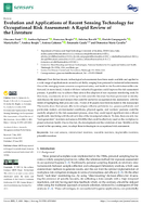 Evolution and Applications of Recent Sensing Technology for Occupational Risk Assessment A Rapid Review of the Literature