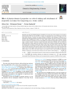 Effect of Physicochemical Properties on Critical Sinking and Attachment of Respirable Coal Mine Dust Impacting on a Water Surface