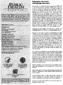 Public Health Reports  v 115 no 2  3 MarchApril  MayJune 2000  masthead