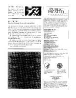 Public Health Reports  v 113 no 6  1998 index