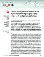 Factors limiting the transmission of HIV mutations conferring drug resistance fitness costs and genetic bottlenecks