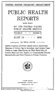 Public Health Reports  v 51 no 25  cover