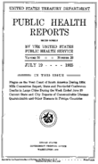 Public Health Reports  v 50 no 29  cover