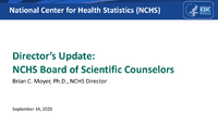 Directors Update NCHS Board of Scientific Counselors