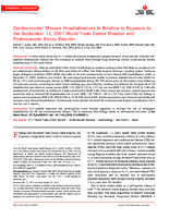 Cardiovascular Disease Hospitalizations in Relation to Exposure to the September 11 2001 World Trade Center Disaster and Posttraumatic Stress Disorder