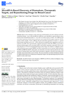 MicroRNABased Discovery of Biomarkers Therapeutic Targets and Repositioning Drugs for Breast Cancer