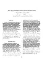 Silica Dust Sources in Underground Limestone Mines