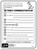 My Family Communication Plan 2019 Fillable pdf