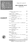 Public Health Rep v 72 no 12  table of contents