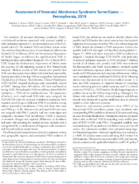 Assessment of Neonatal Abstinence Syndrome Surveillance  Pennsylvania 2019