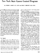 New York State cancer control program