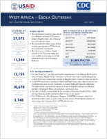 West Africa  Ebola outbreak fact sheet 38 fiscal year FY 2015