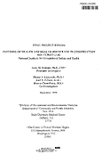 Patterns of Health and Health Service Use in Construction