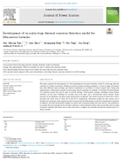 Development of an EarlyStage Thermal Runaway Detection Model for LithiumIon Batteries