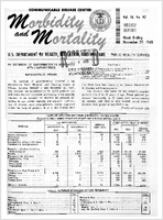 Morbidity and Mortality Weekly Report Vol 14 No 47 week ending November 27 1965