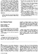 Zuni Diabetes Project