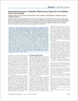 Farmworker Exposure to Pesticides Methodologic Issues for the Collection of Comparable Data