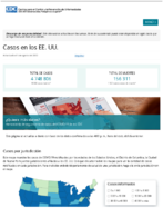 Casos de enfermedad del coronavirus COVID19 casos en los EE UU Actualizado el 3 de agosto del 2020