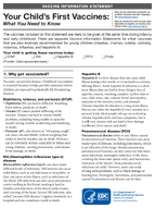 Your Childs First Vaccines What You Need to Know