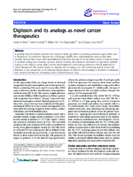 Digitoxin and its analogs as novel cancer therapeutics