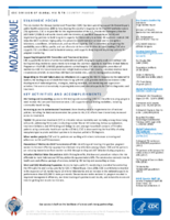 CDC Division of Global HIV  TB Country Profile Mozambique July 2019