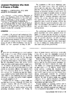 Licensed Physicians Who Work In Prisons A Profile