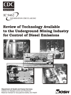 Review of Technology Available to the Underground Mining Industry for Control of Diesel Emissions