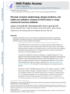 Pityriasis versicolor epidemiology disease predictors and health care utilization Analysis of 32679 cases in a large commercial insurance database