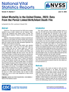 Infant Mortality in the United States 2023 Data From the Period Linked BirthInfant Death File