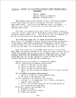 Summary report on electromagnetic noise measurement program