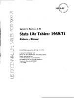 State life tables AlabamaMissouri